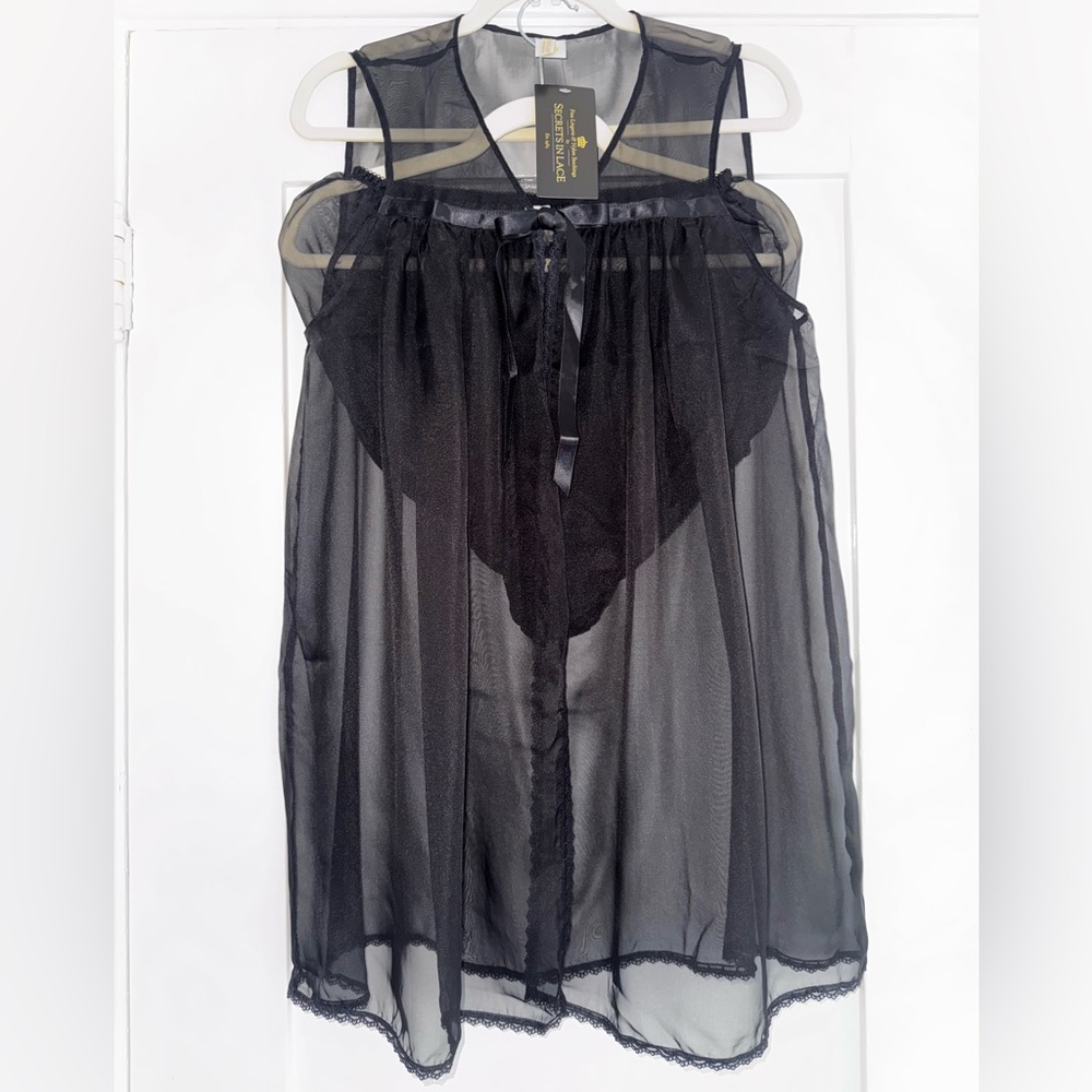 Chiffon Babydoll Sleep Set - Picture 3 of 4